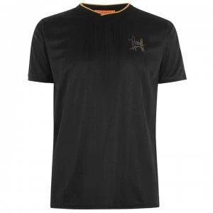 Cruyff Brossa Short Sleeve Football Shirt - Black