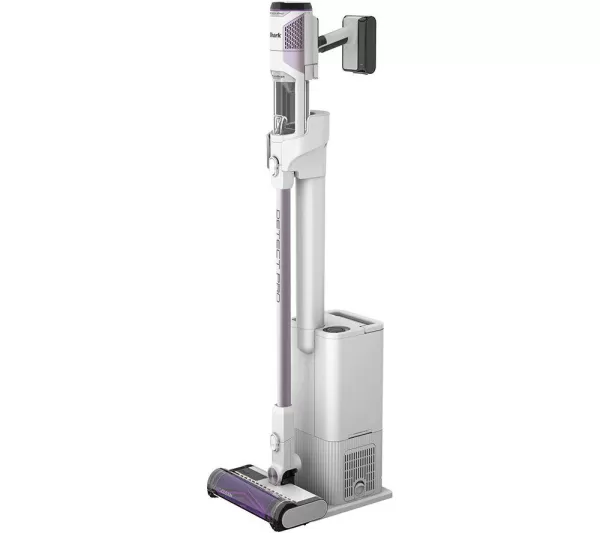 SHARK Detect Pro with Auto-Empty System IW3510UK Cordless Vacuum Cleaner - White & Purple, Purple,White