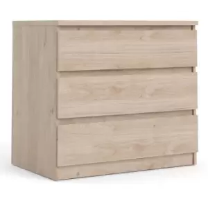 Furniture To Go - Naia Chest of 3 Drawers in Jackson Hickory Oak - Oak