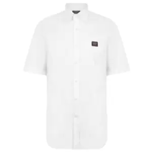 PAUL AND SHARK Button Down Short Sleeve Shirt - White