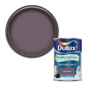 Dulux Simply Refresh Feature Wall Acai Berry Matt Emulsion Paint 1.25L