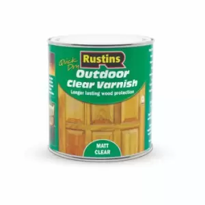 Rustins Outdoor Clear Varnish Matt 1L