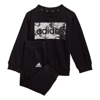 adidas Essentials Sweatshirt and Pants Kids - Black / White