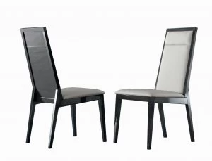 Biba Lombard Dining Chair Pair Grey