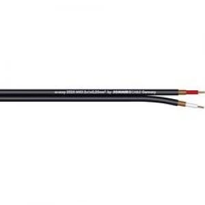 Instrument lead 1 x 2 x 0.25 mm2 Black Sommer Cable