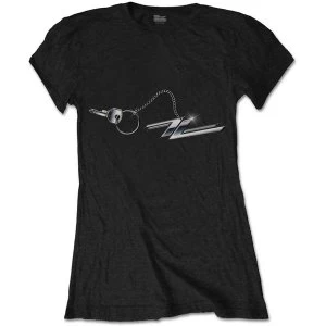 ZZ Top - Hot Rod Keychain Womens Large T-Shirt - Black