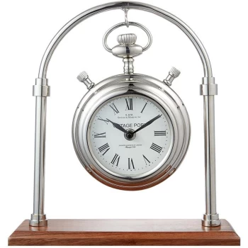 Hotel Collection Hanging mantel clock - Silver