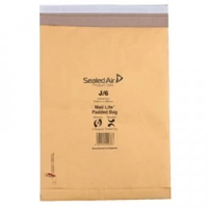 Mail Lite Padded Postal Bag Size J6 314 x 450mm Pack of 50 10094351