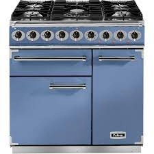 Falcon F900DXDFCANM 80850 90cm Deluxe Dual Fuel Range Cooker - China Blue