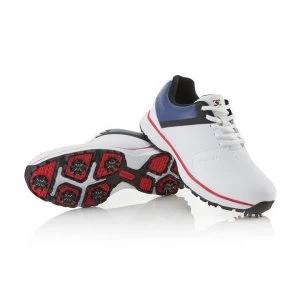 Stuburt II Spiked Golf Shoes - White/Navy