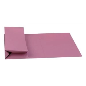 Guildhall Foolscap 315gm2 75mm Spine Manilla Probate Wallet Pink Pack of 25