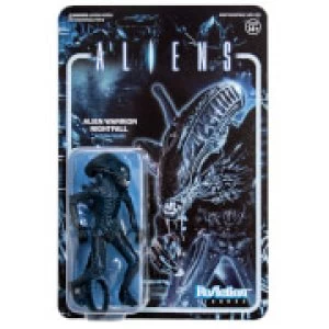 Super7 Aliens ReAction Figure - Alien Warrior Nightfall Blue