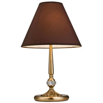 Maytoni Lighting - Chester Table Lamp Brass, 1 Light, E14