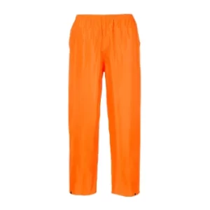 Classic Mens Water Splash Rain Trousers Orange 2XL
