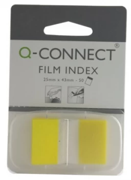 Q Connect Page Marker 1" 50 Shts Yellow