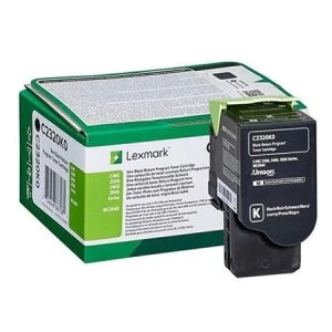 Lexmark C2320K0 Black Laser Toner Ink Cartridge