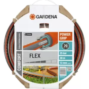 Gardena Comfort FLEX Hose Pipe 1/2" / 12.5mm 15m Grey & Orange