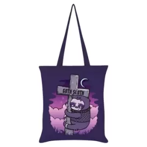 Grindstore Goth Sloth Tote Bag (One Size) (Purple)