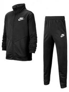 Boys, Nike Kids B Nsw Core Trk Ste Ply Futura, Black Size M 10-12 Years