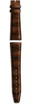 IWC Strap Alligator Marron Brown For Pin Buckle XS