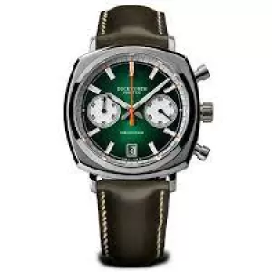 Duckworth Prestex Watch Quartz Chronograph Green Sunburst Limited Edition