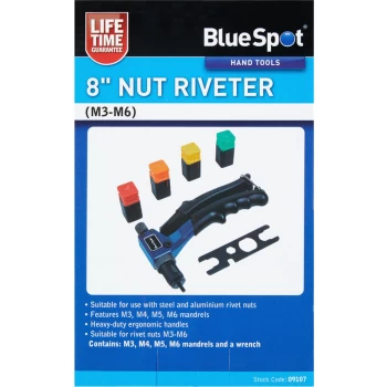 09107 8' Nut Riveter (M3-M6) - Bluespot