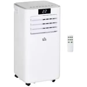 Four-in-One Portable Air Conditioner with Remote, Model 823-028V70, White, HOMCOM