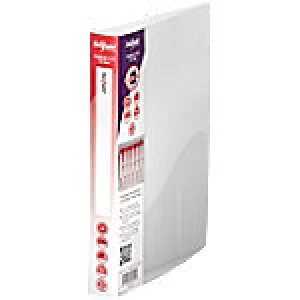 Snopake Ring Binder 2 ring Polypropylene A5 Classic Clear 10 Pieces