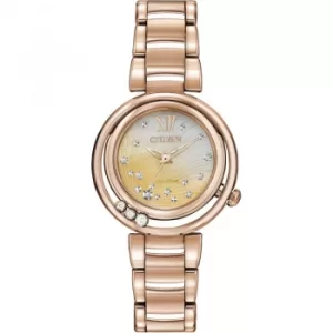Ladies Citizen Eco-drive L Sunrise Stainless Steel Watch