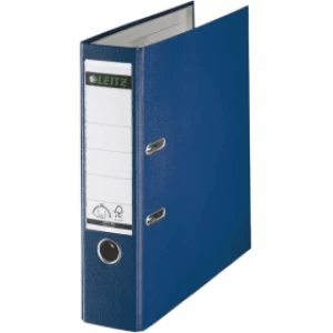 Leitz 1010 A4 Plastic Lever Arch File 80mm - Blue (10 Pack)