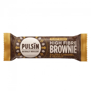 Pulsin Caramel Peanut Brownie - 35g (18 minimum)