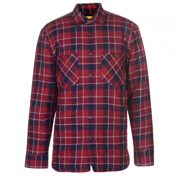 Dunlop Flannel Shirt Mens - Red/Blue