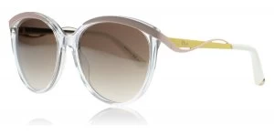 Christian Dior Metaleyes1 Sunglasses Pink / Yellow 6OB 57mm