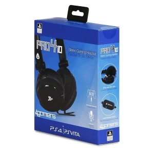 4Gamers Stereo Gaming Headphone Headset Dual Format PS4 & PS Vita