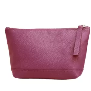 Eastern Counties Leather Womens/Ladies Cora Make Up Bag (One size) (Burgundy)