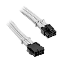 BitFenix Alchemy 8-pin EPS12V extension cable, 45cm, sleeved - white