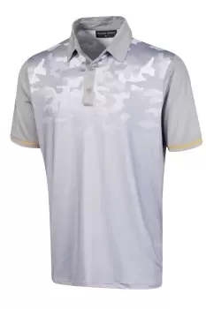 Graded Camo Print Golf Polo Shirt