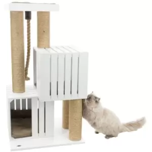 Cat Scratching Post BE NORDIC Skadi White and Sand - Multicolour - Trixie