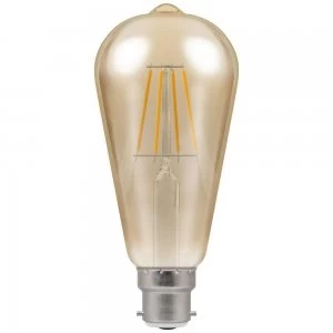Crompton LED ST64 BC B22 Filament Antique 5W Dimmable - Extra Warm White