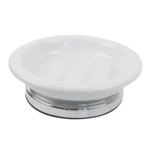 Miller Classic Ceramic Soap Dish, Chrome