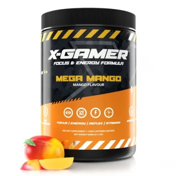 X-Gamer X-Tubz Mega Mango (Mango Flavoured) Energy Formula - 600g