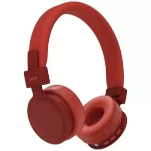 Hama Freedom Lit On-ear headset Bluetooth (1075101) Stereo Red Foldable, Headset, Volume control