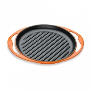Le Creuset Cooks Special Skinny Round Grill 25cm Volcanic