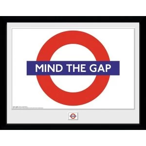 Transport For London Mind The Gap Framed Collector Print