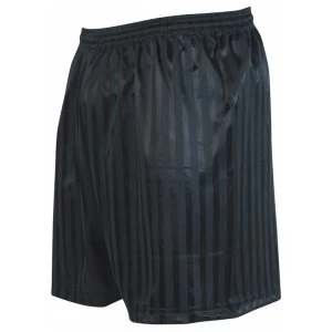 Precision Striped Continental Football Shorts 34-36" Black