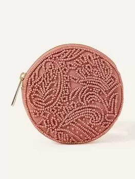Accessorize Circle Beaded Coin Purse