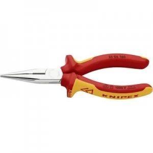 Knipex 25 06 160 VDE Round nose pliers Straight 160 mm