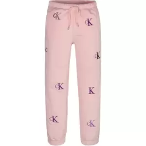 Calvin Klein Jeans Monogram Aop Sweatpants - Pink