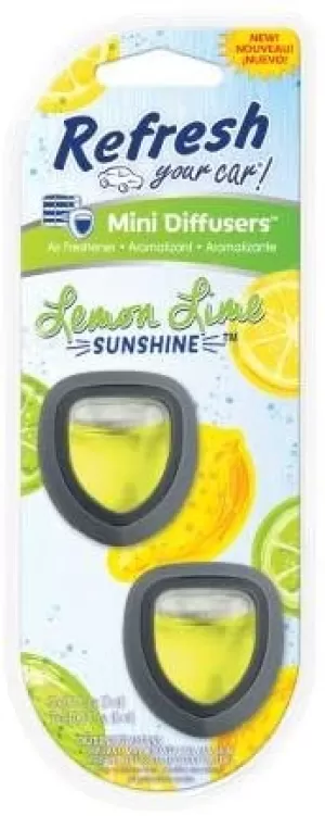 Lemon Lime/Sunshine (Pack Of 12) Refresh Mini Diffuser