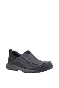 Hush Puppies Duncan Smooth Leather Slip On Shoes